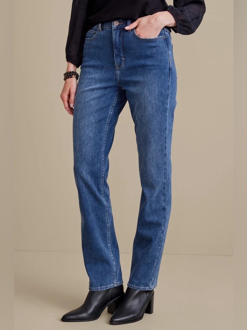 Soft surroundings women’s soft pull on jeans